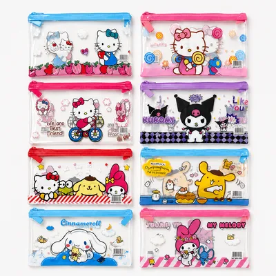 Clear pencil pouches